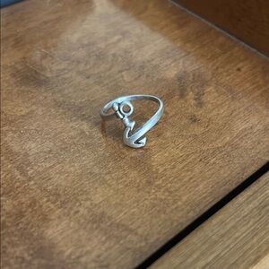 Sterling Silver Anchor Ring